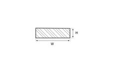 Flat profile A/2275, 14x3 mm
- Silicone square, elastic
- 60 +/- 5 Shore A, light talc
- Tolerance ISO 3302-1 E2, semi-translucent
- ±100 m/spool